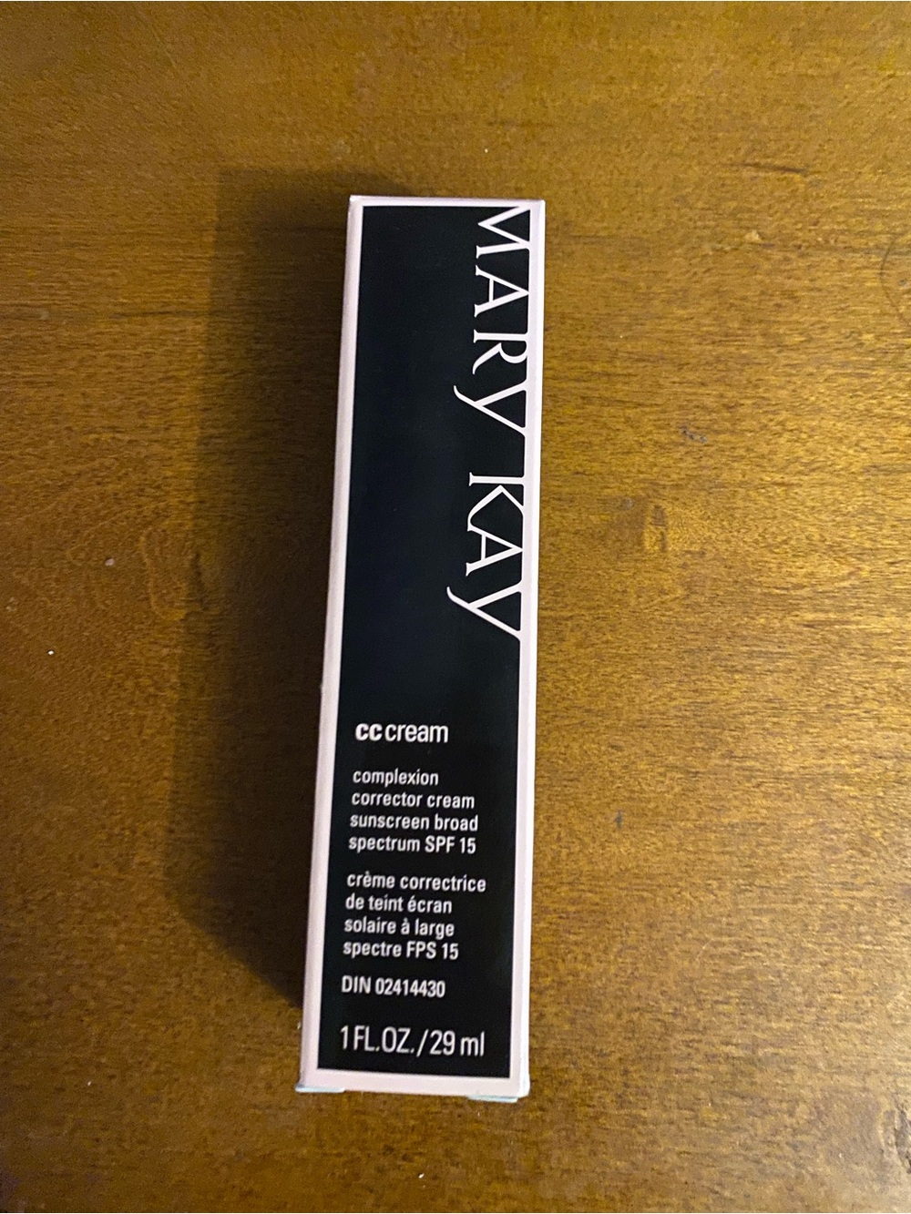 Mary Kay CC Cream Box in Black and Pale Pink